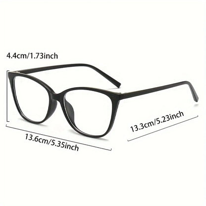 ChromaSwitch 6-in-1 Magnetic Sunglasses JO, stylish black frames with dimensions for versatile eyewear.